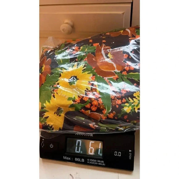 Vintage Women’s Medium Floral Fit & Flare Mini Dress Pleated Back Zipper handmad - Picture 11 of 12